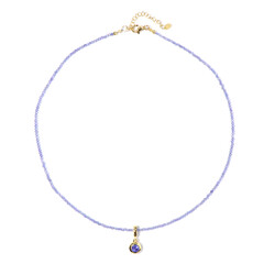 Collier en argent et Tanzanite