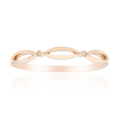 Bague en or et Diamant rose de France SI1 d'Argyle 