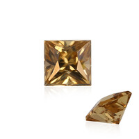  Zircon jaune (gemme et boîte de collection)
