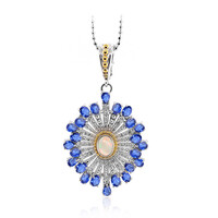 Collier en argent et Opale Welo (Dallas Prince Designs)