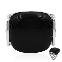 Bague en argent et Onyx noir