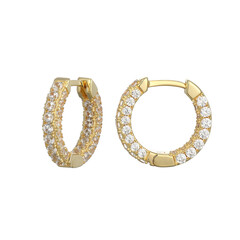 Boucles d'oreilles en argent et Zircon