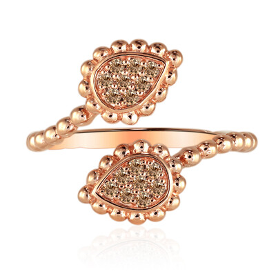 Bague en or et Diamant rose de France SI1 d'Argyle  (Annette)