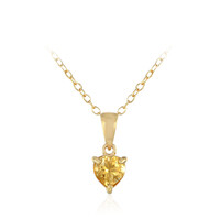 Collier en argent et Citrine