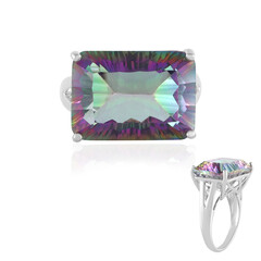 Bague en argent et Quartz mystique