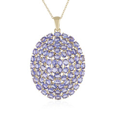 Collier en argent et Tanzanite