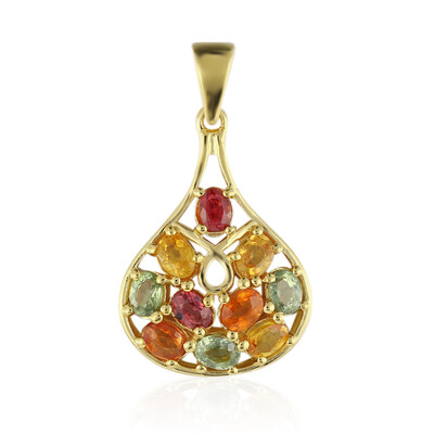Pendentif en argent et Saphir