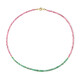 Collier en argent et Tourmaline rose du Nigéria