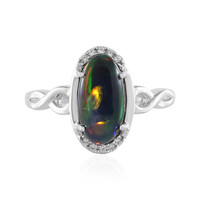 Bague en argent et Opale Mezezo
