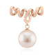 Pendentif en argent et Perle blanche de culture d'eau douce (MONOSONO COLLECTION)