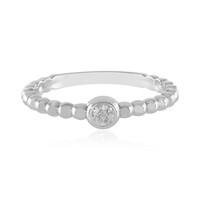 Bague en argent et Diamant I2 (H) (de Melo)