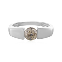 Bague en or et Diamant champagne I2