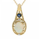 Collier en or et Opale Welo AAA