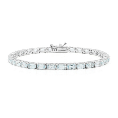 Bracelet en argent et Topaze bleu ciel