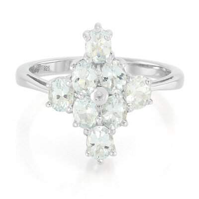 Bague en argent et Tourmaline Paraïba