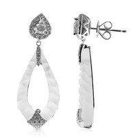 Boucles d'oreilles en or et Diamant SI1 (H) (CIRARI)