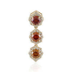 Pendentif en or et Sphalérite (AMAYANI)