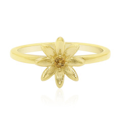 Bague en argent et Citrine