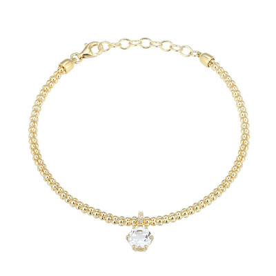 Bracelet en argent et Topaze blanche