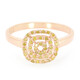 Bague en argent et Diamant fantaisie