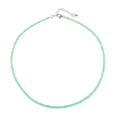 Collier en argent et Emeraude de Colombie