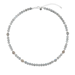 Collier en argent et Labradorite