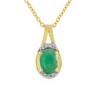 Collier en argent et Emeraude de Socoto