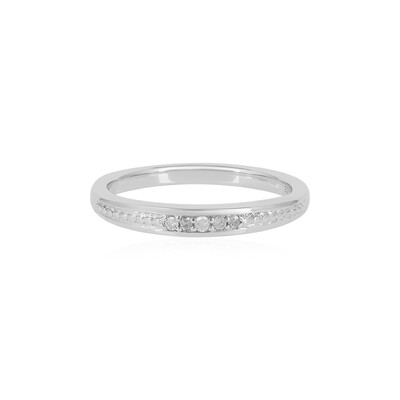Bague en argent et Diamant I2 (I)