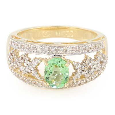 Bague en or et Tourmaline Paraïba
