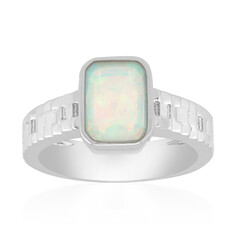 Bague en argent et Opale Welo