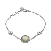 Bracelet en argent et Coquillage d'Abalone