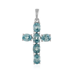 Pendentif en argent et Zircon de Ratanakiri