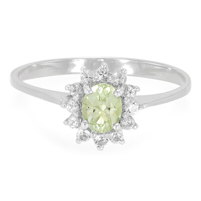 Bague en argent et Amblygonite