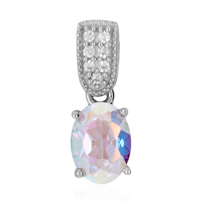 Pendentif en argent et Topaze Rayon de Lune