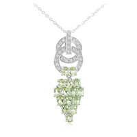 Collier en argent et Tourmaline Paraïba