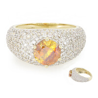 Bague en or et Sphalérite