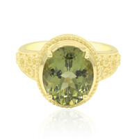 Bague en or et Apatite de Fort Dauphin (Tenner Diniz)