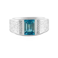 Bague en argent et Zircon de Ratanakiri