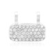Pendentif en argent et Zircon (MONOSONO COLLECTION)