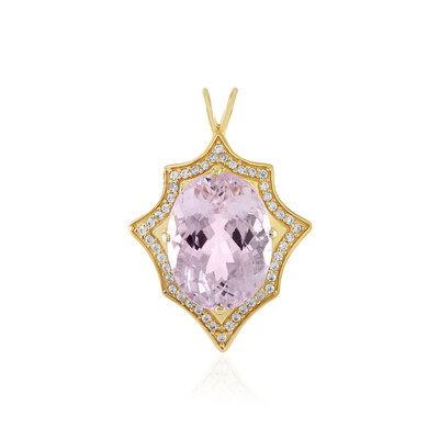 Pendentif en argent et Kunzite