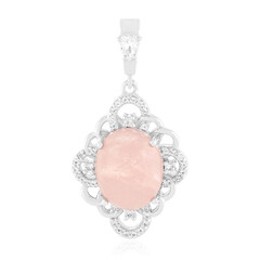 Pendentif en argent et Morganite