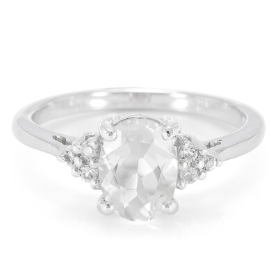 Bague en argent et Pétalite