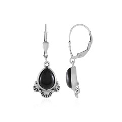 Boucles d'oreilles en argent et Onyx noir (Desert Chic)