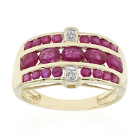Bague en or et Rubis