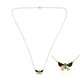 Collier en or et Emeraude de Zambie AAA (de Melo)