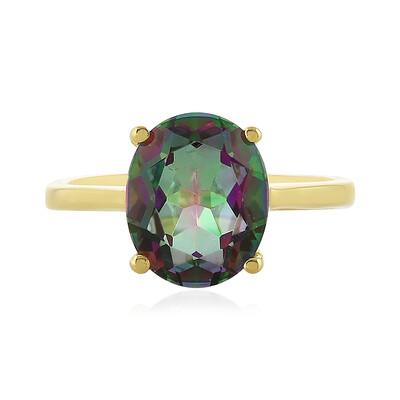 Bague en argent et Quartz mystique