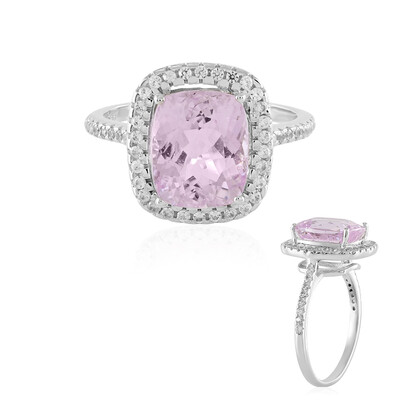 Bague en argent et Kunzite