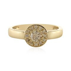 Bague en or et Diamant chocolat I3