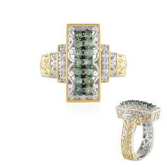 Bague en argent et Alexandrite du Brésil (Gems en Vogue)