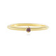 Bague en argent et Diamant pourpre I2